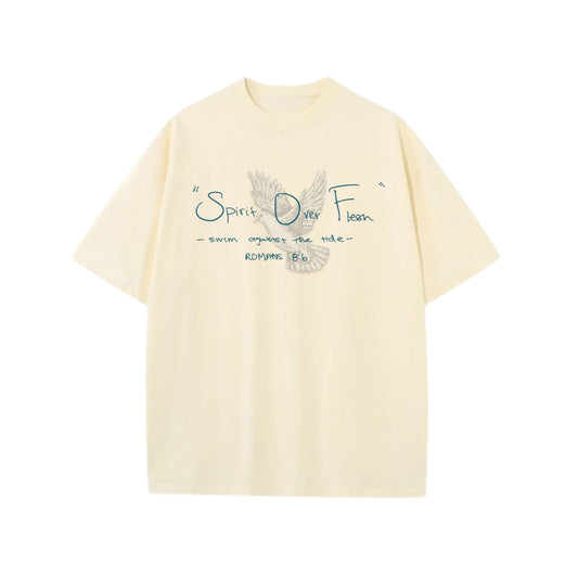 "Spirit Over Flesh" Basic Tee